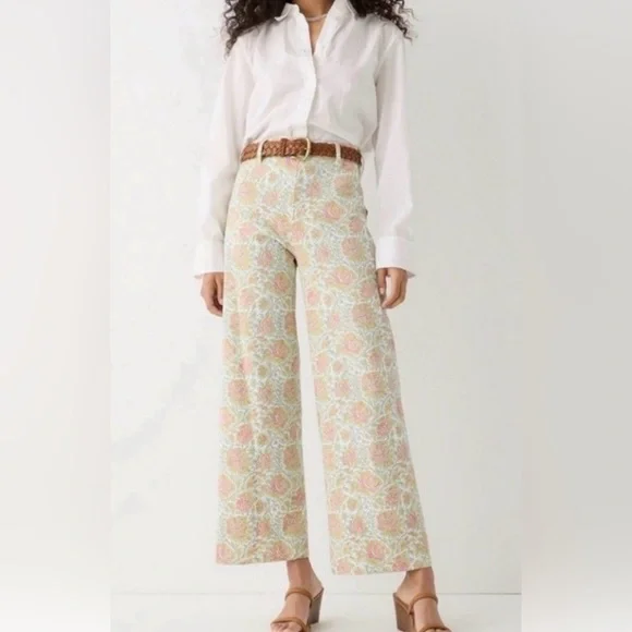 SZ Blockprints x J.Crew Disco Pants – Medium - Light Pink Floral $268 - Picture 7 of 7